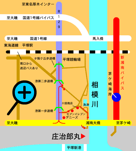 �����Y�ۂ̒n�}